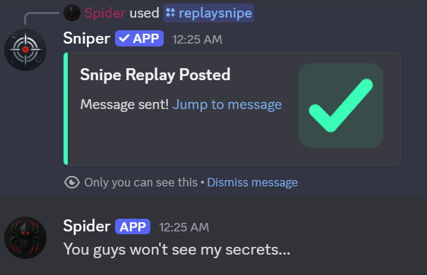 Replay Deleted Messages